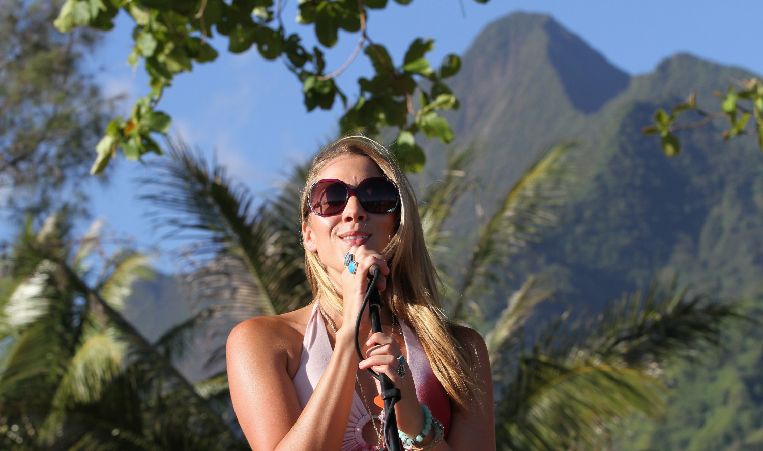 Colbie Caillat at the Billabong Pro Tahiti
