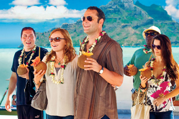 Cast of Couples Retreat in Bora Bora