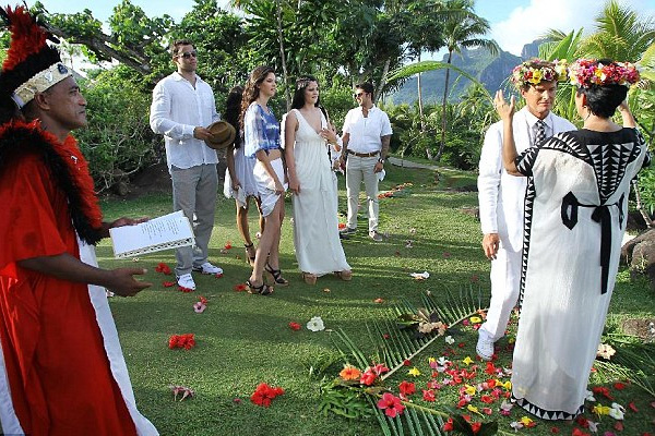 The Kardashians in Bora Bora