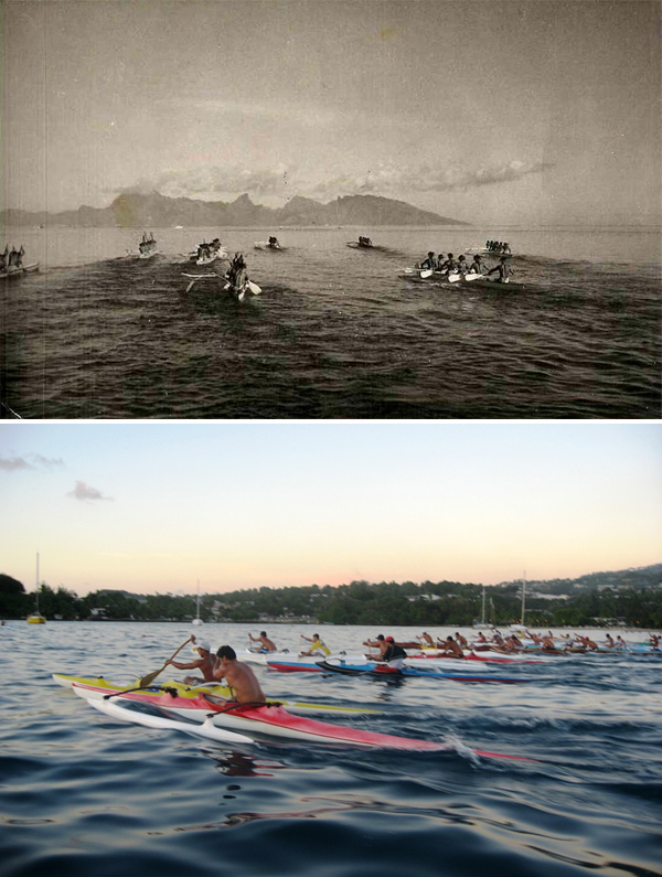 Va'a in Tahiti, Past and Present