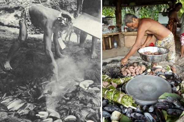 Tahitian Feast, Past and Present