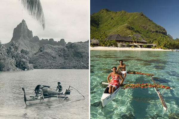 Canoe in Tahiti, Past and Present