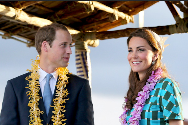 William and Kate on their Diamond Jubilee Tour of the South Pacific