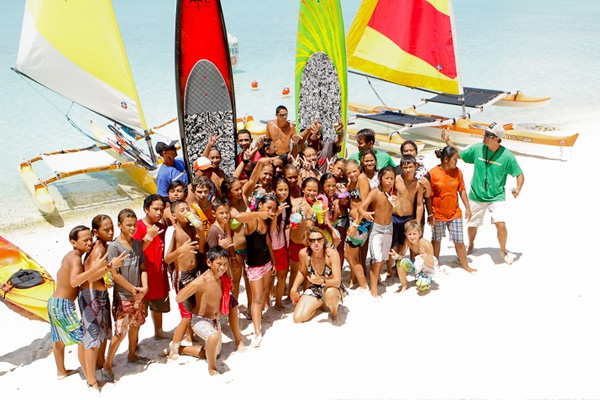 Kids Day at the 2012 Bora Bora Liquid Festival, Photo: Wim Lippens