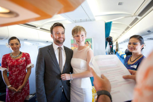 2people1life Wedding on Air Tahiti Nui